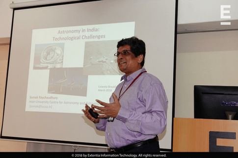 Extentia Breakfast Talk Astronomy in India